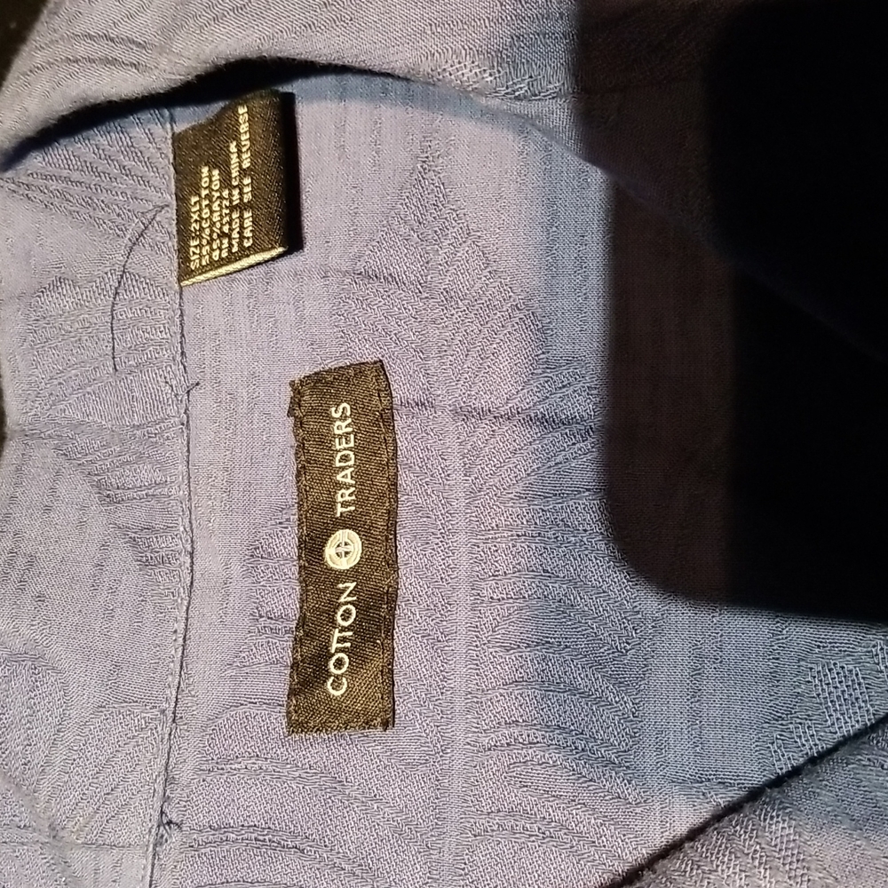 Blue Collared Button Down Like New Condition Sz 2… - image 5